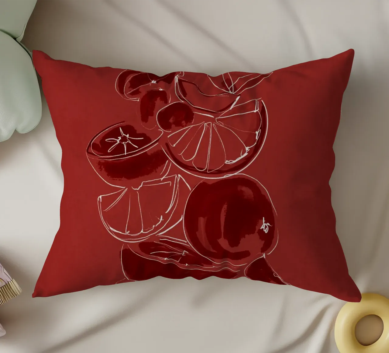 Waage Fruit 4 Kissen von LeaDArt