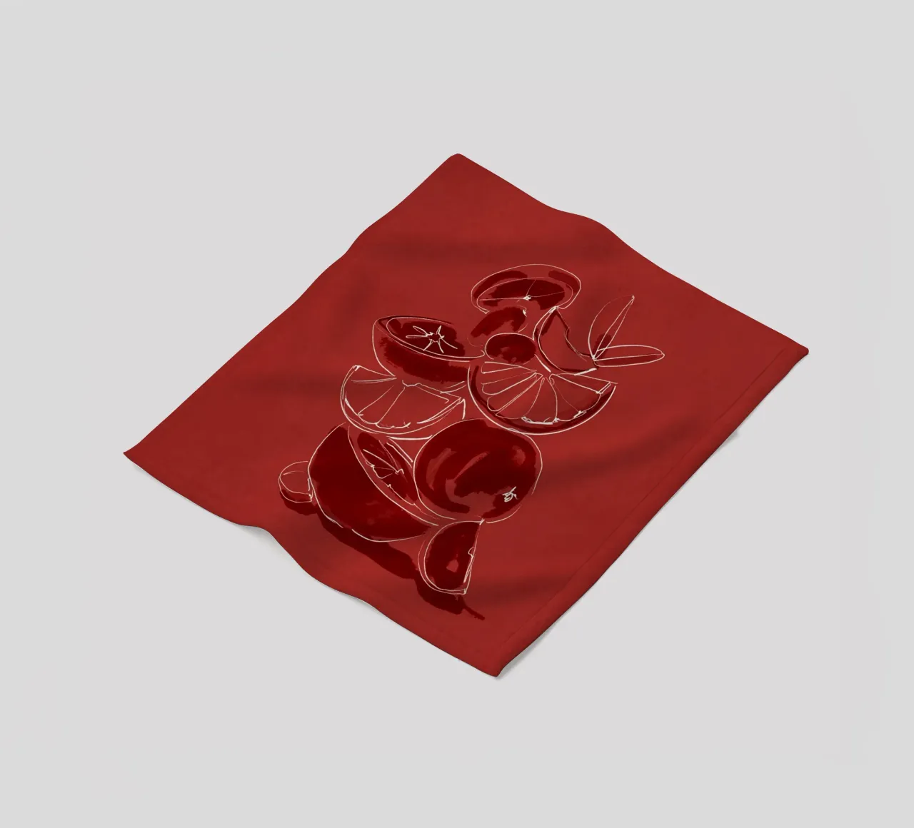 Frutta 4 scala coperta in pile da LeaDArt