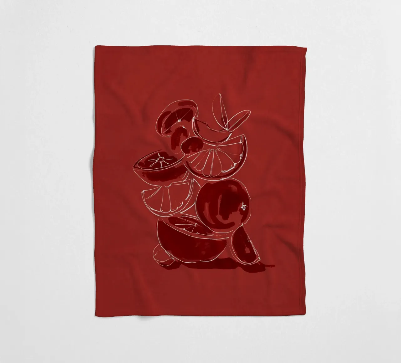 Frutta 4 scala coperta in pile da LeaDArt