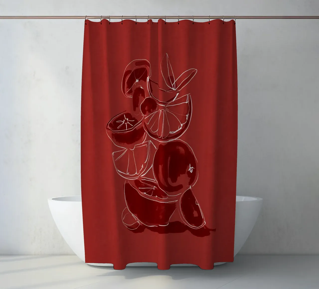 Frutta 4 scala tenda da doccia da LeaDArt
