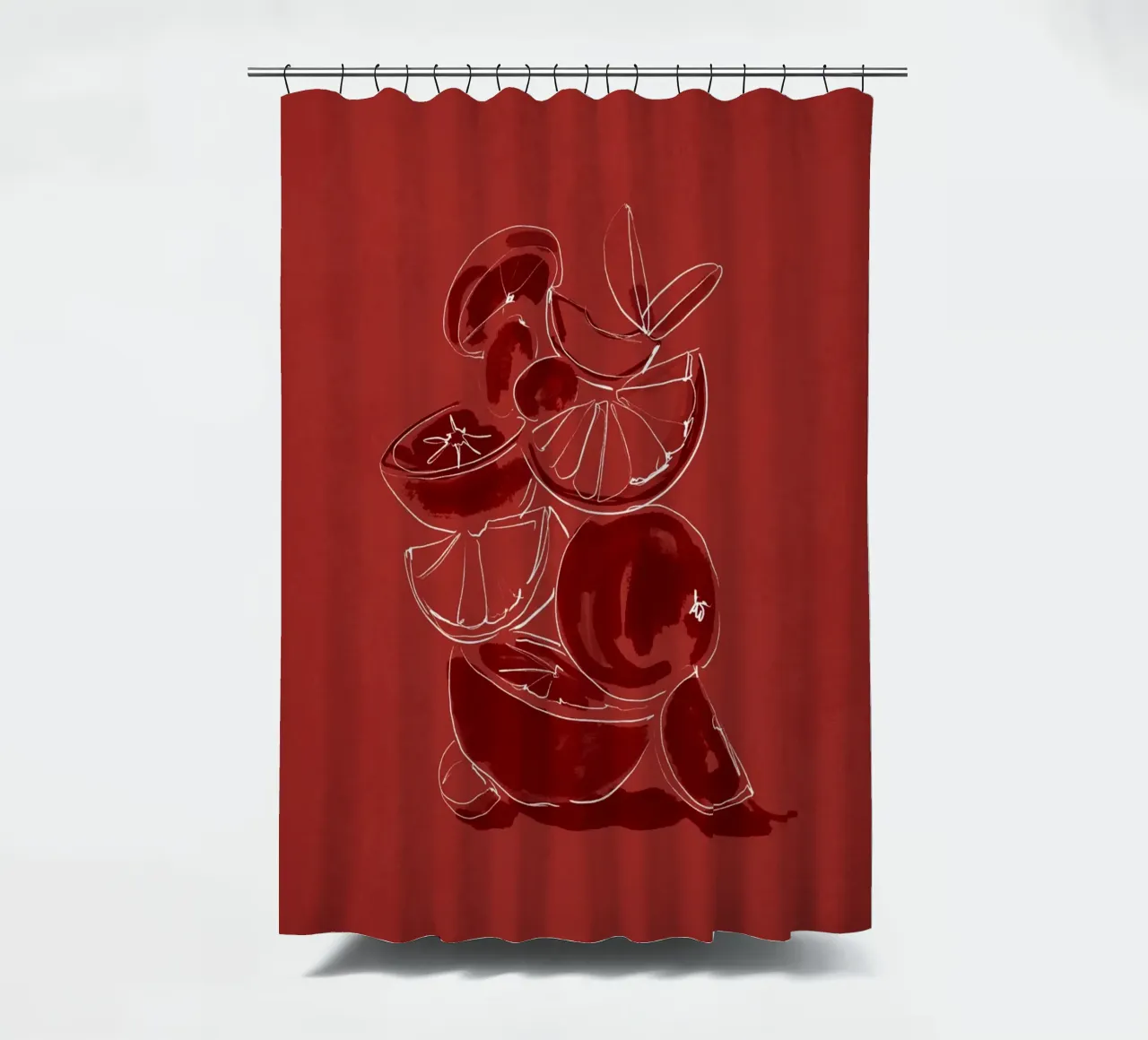 Frutta 4 scala tenda da doccia da LeaDArt