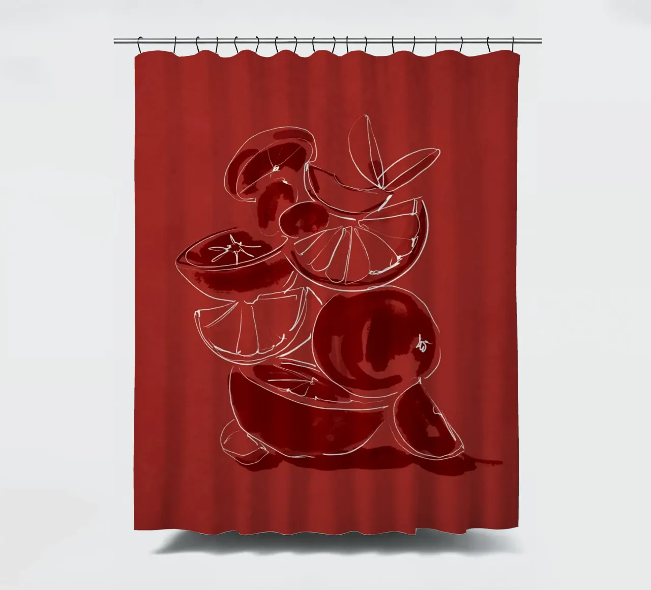 Frutta 4 scala tenda da doccia da LeaDArt