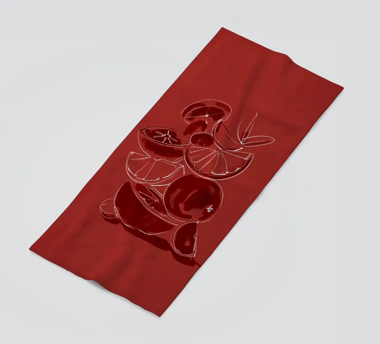 Waage Fruit 4 Strandtuch von LeaDArt