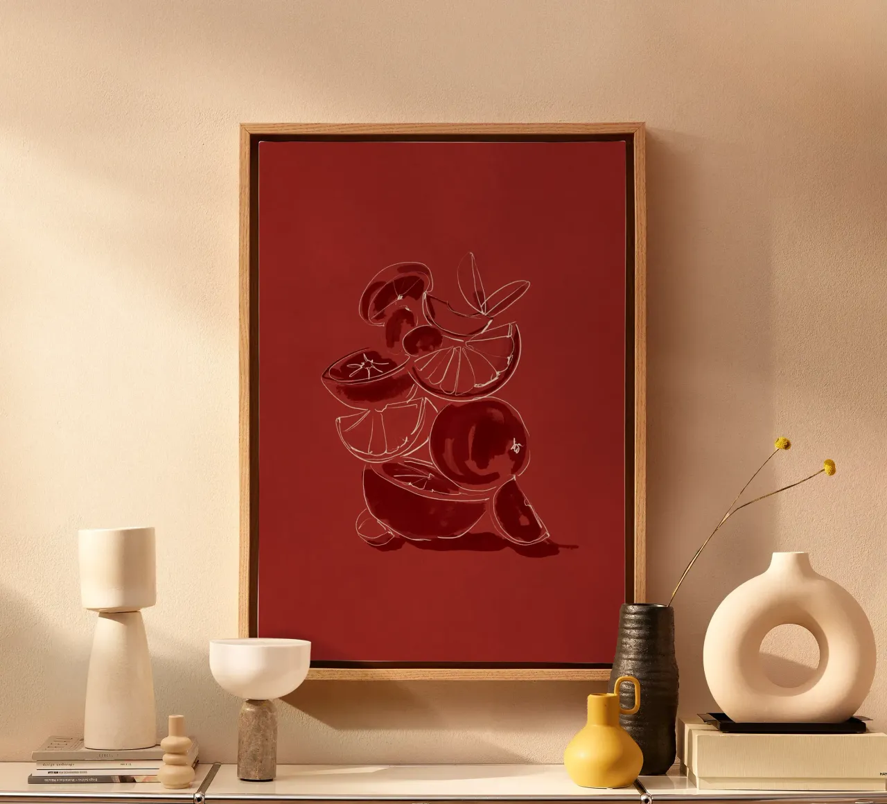 Frutta 4 scala tela da LeaDArt