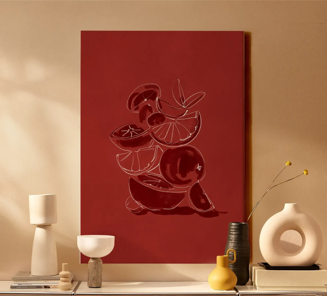 Fruta 4 escala lienzo de LeaDArt