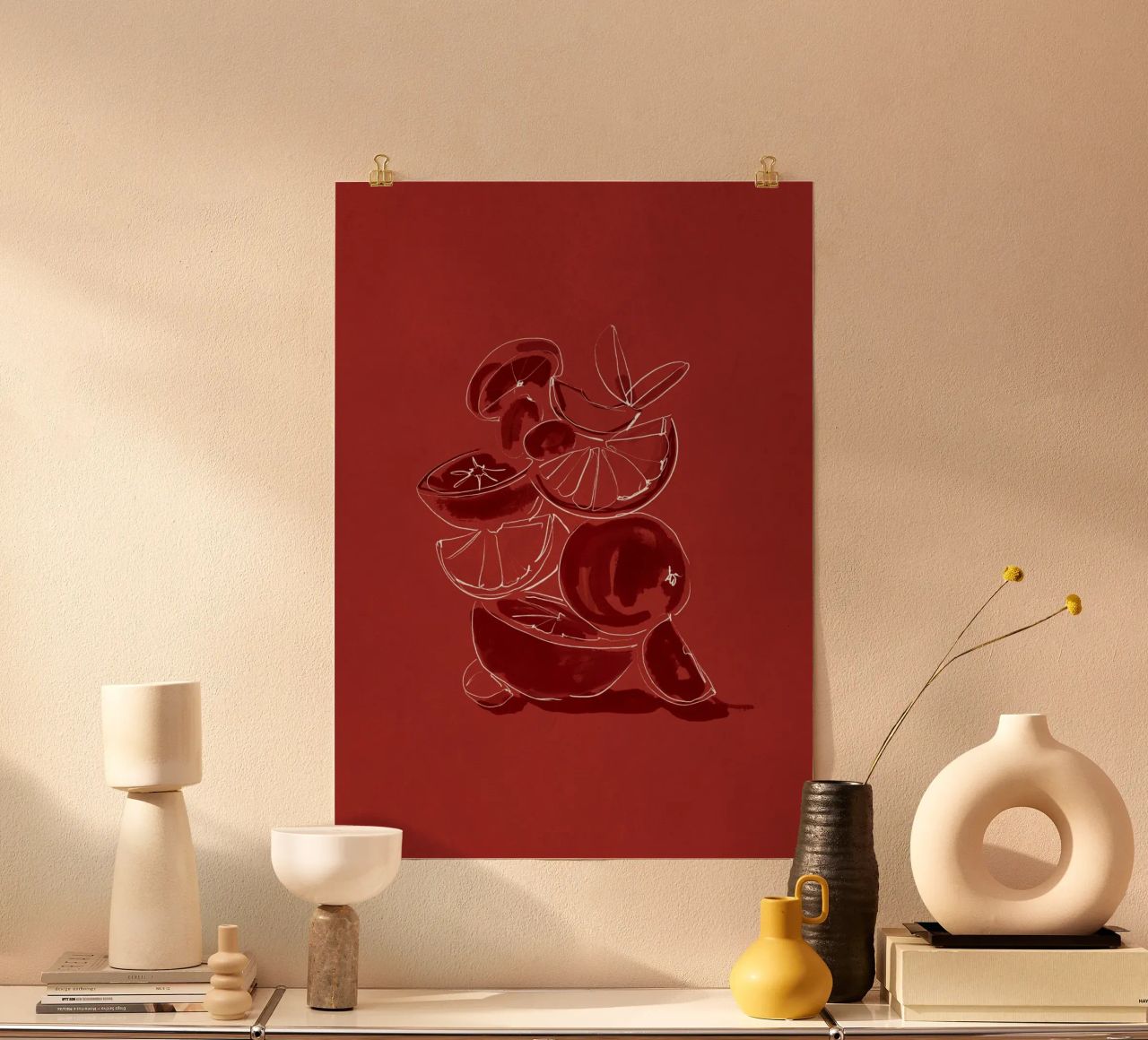 Frutta 4 scala poster da LeaDArt