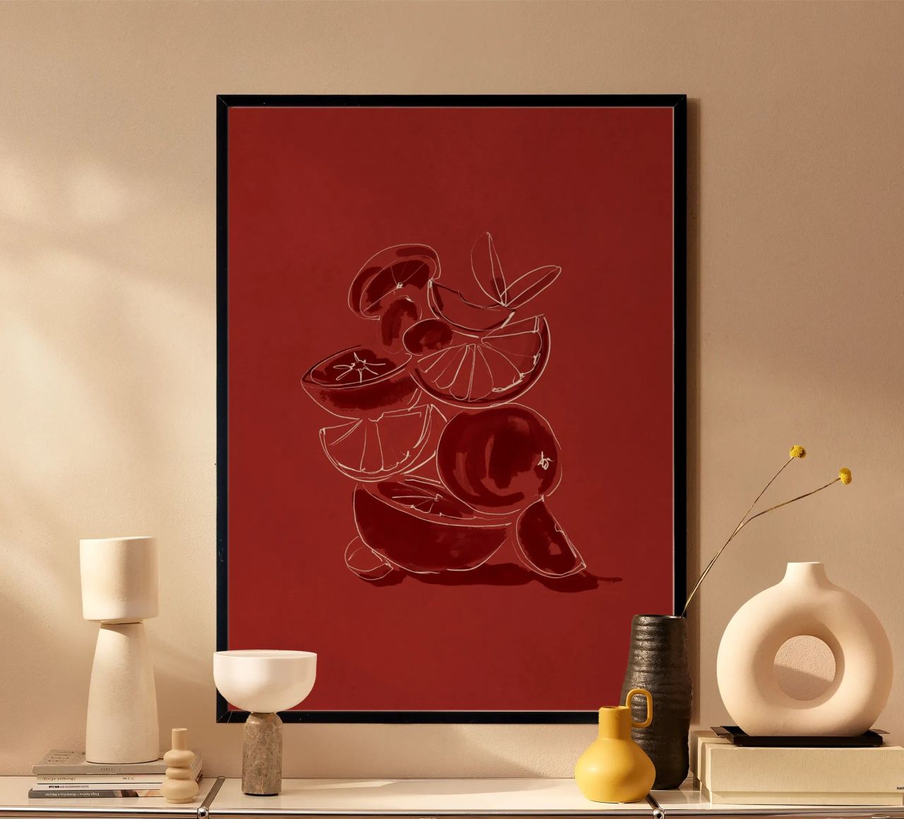 Frutta 4 scala poster da LeaDArt