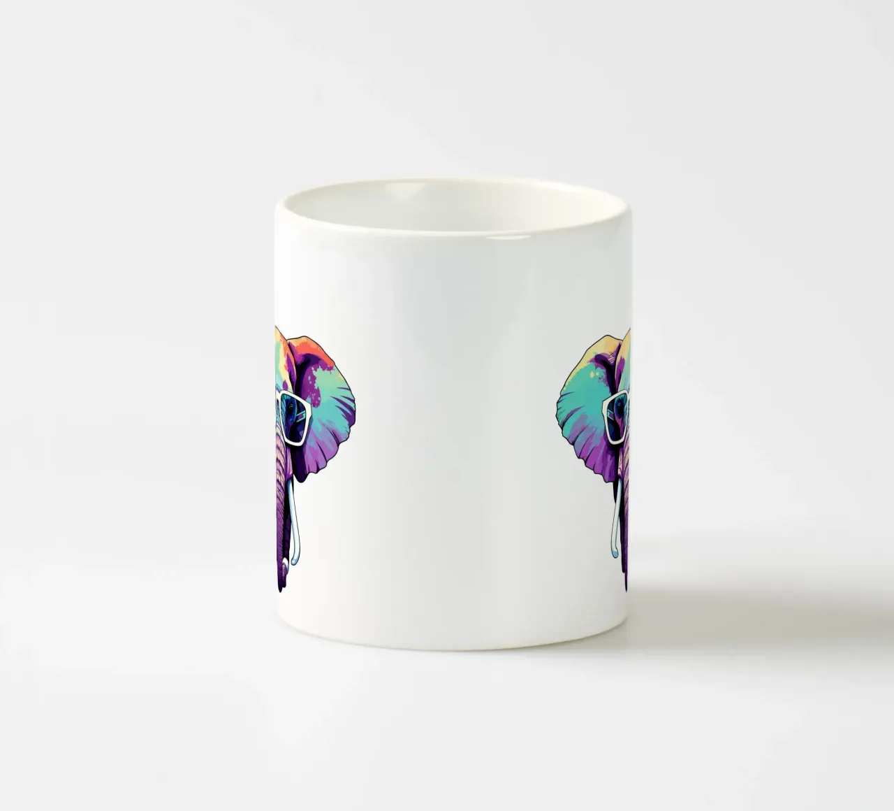 Safari al neon tazza in ceramica da Doodle Dreams Art