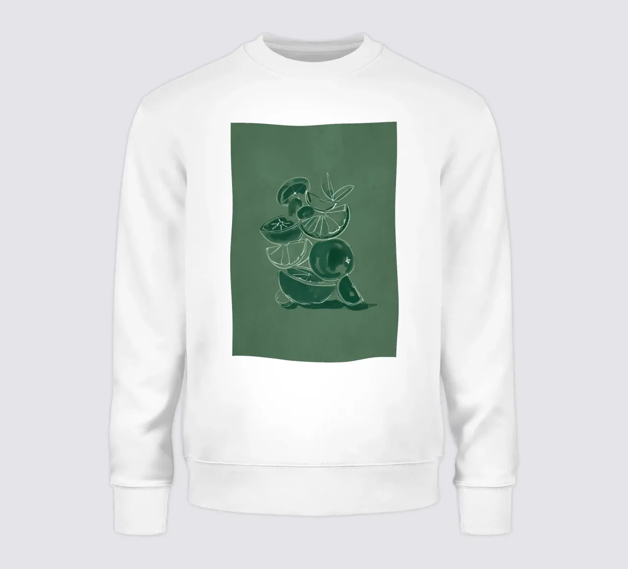 Fruit 5 scale sweatshirt by LeaDArt