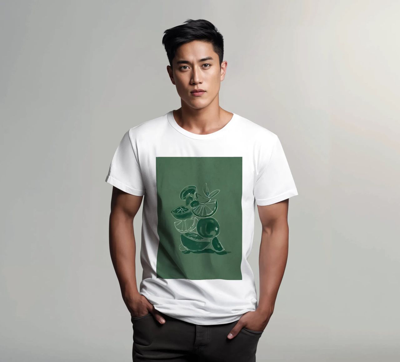 Frutta 5 scala t-shirt da LeaDArt