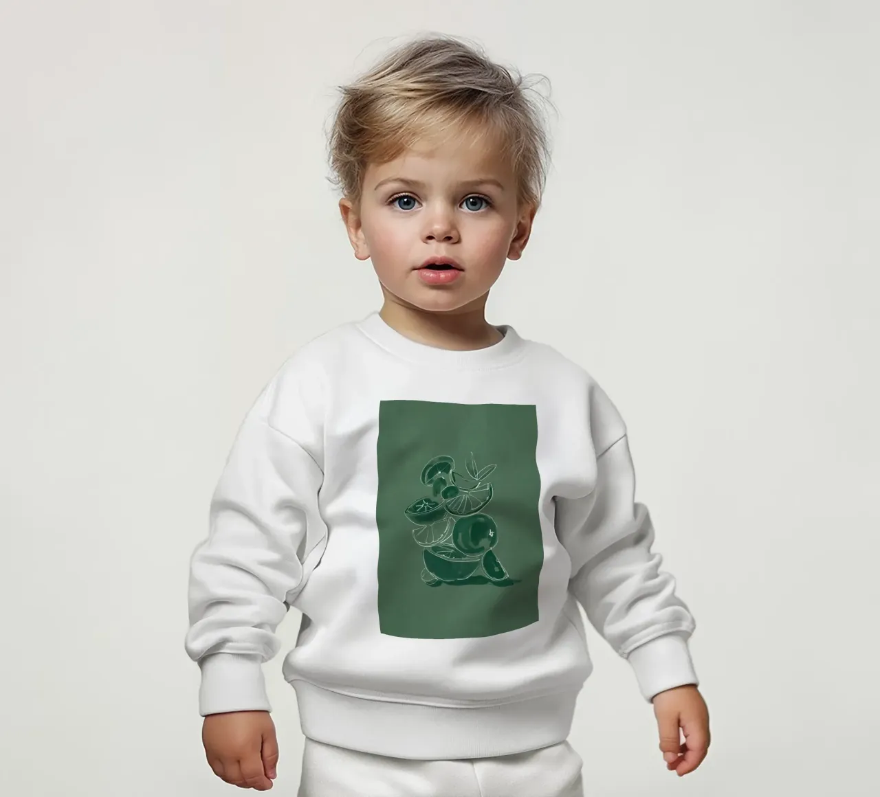 Frutta 5 scala felpa neonato da LeaDArt