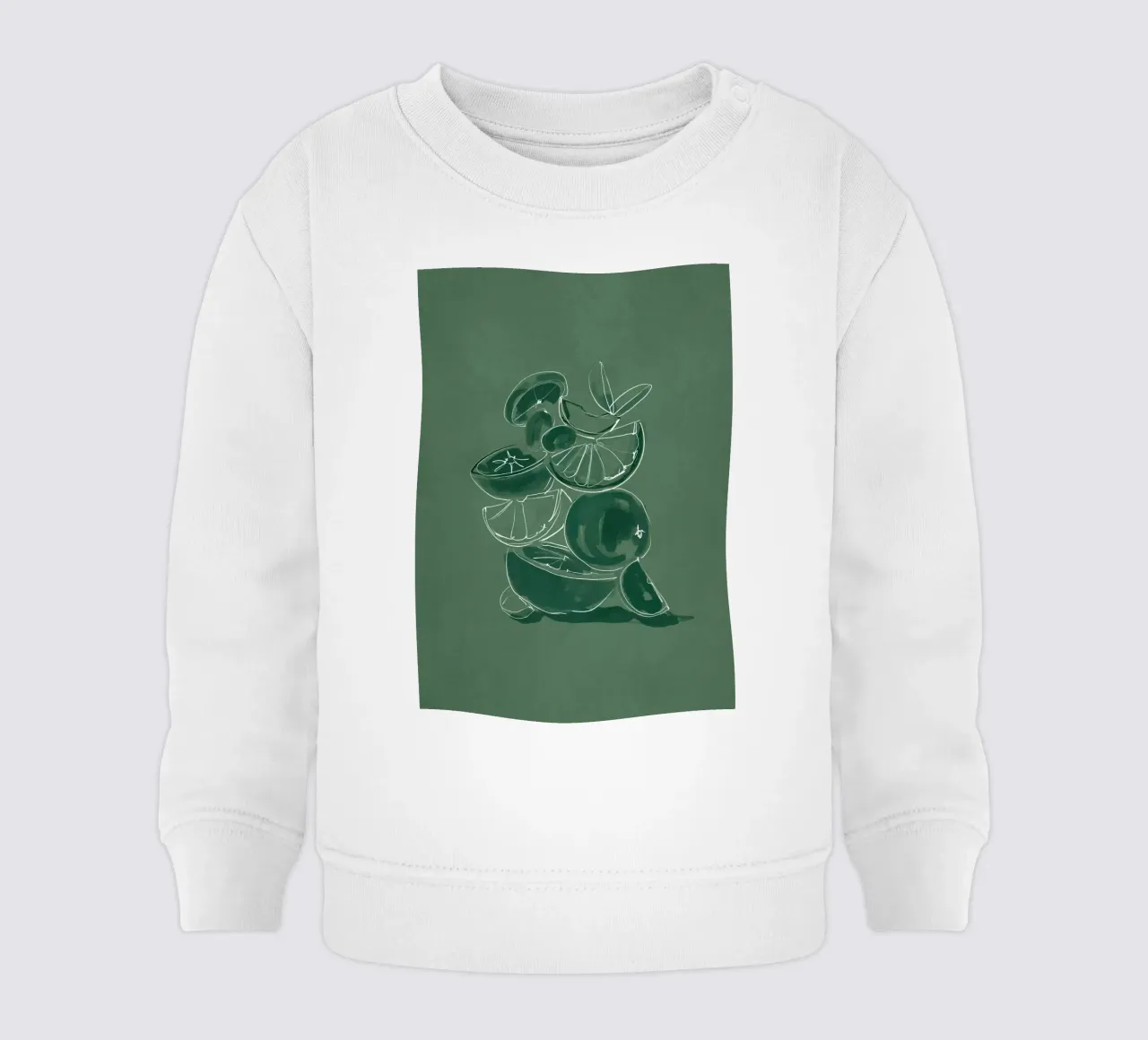 Frutta 5 scala felpa neonato da LeaDArt