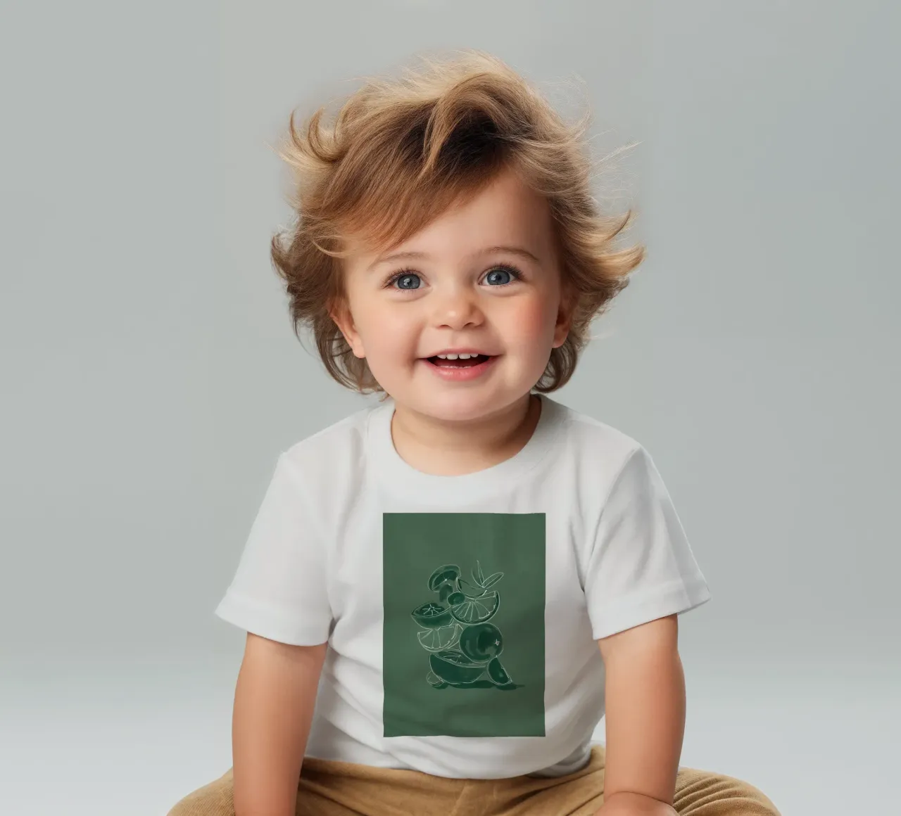 Frutta 5 scala maglietta neonato da LeaDArt