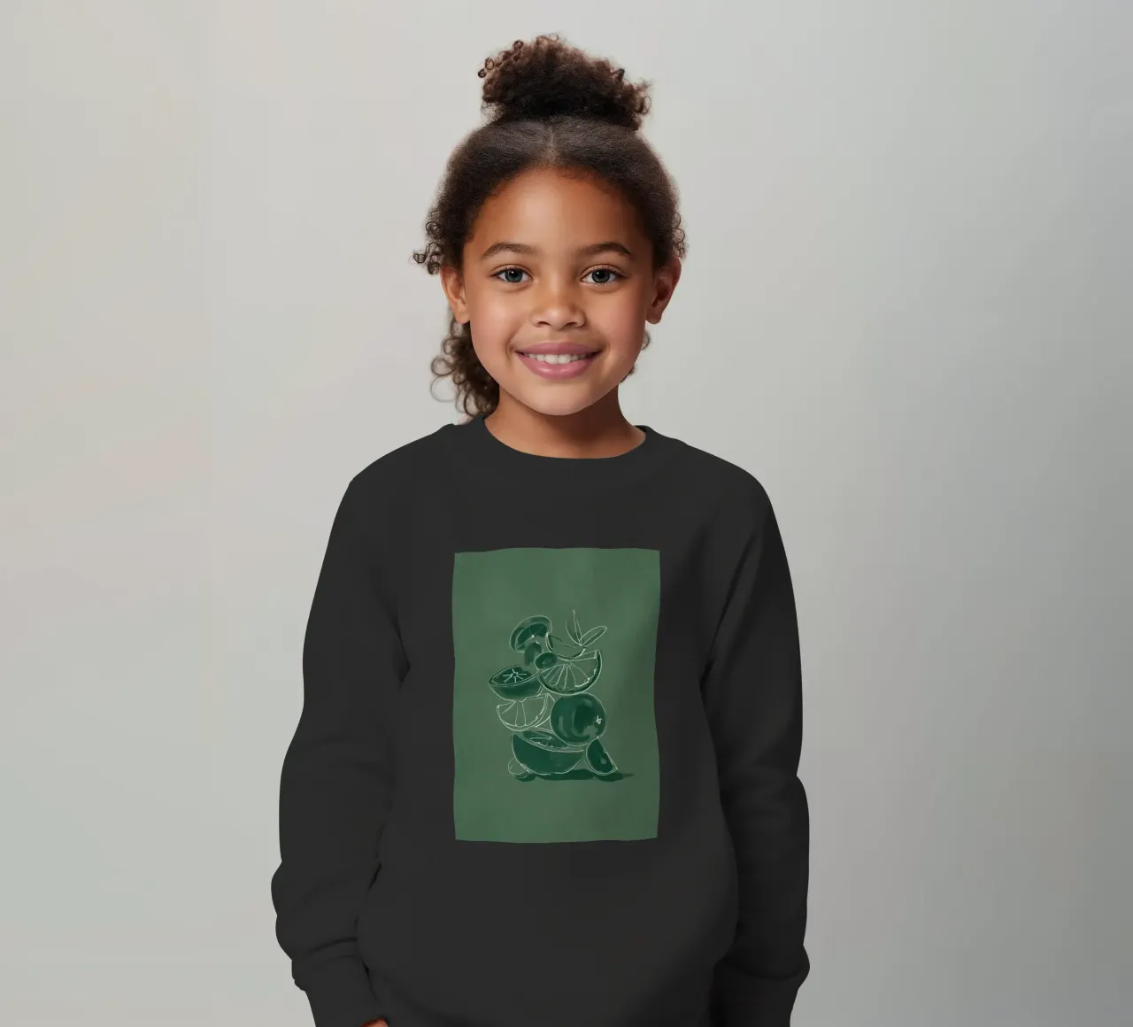 Frutta 5 scala felpa bambino da LeaDArt
