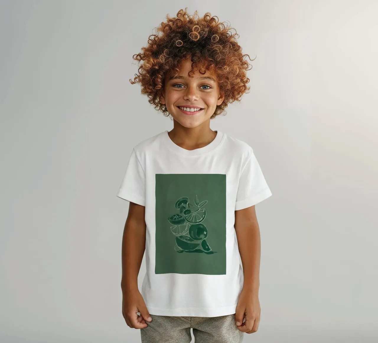 Frutta 5 scala t-shirt bambini da LeaDArt