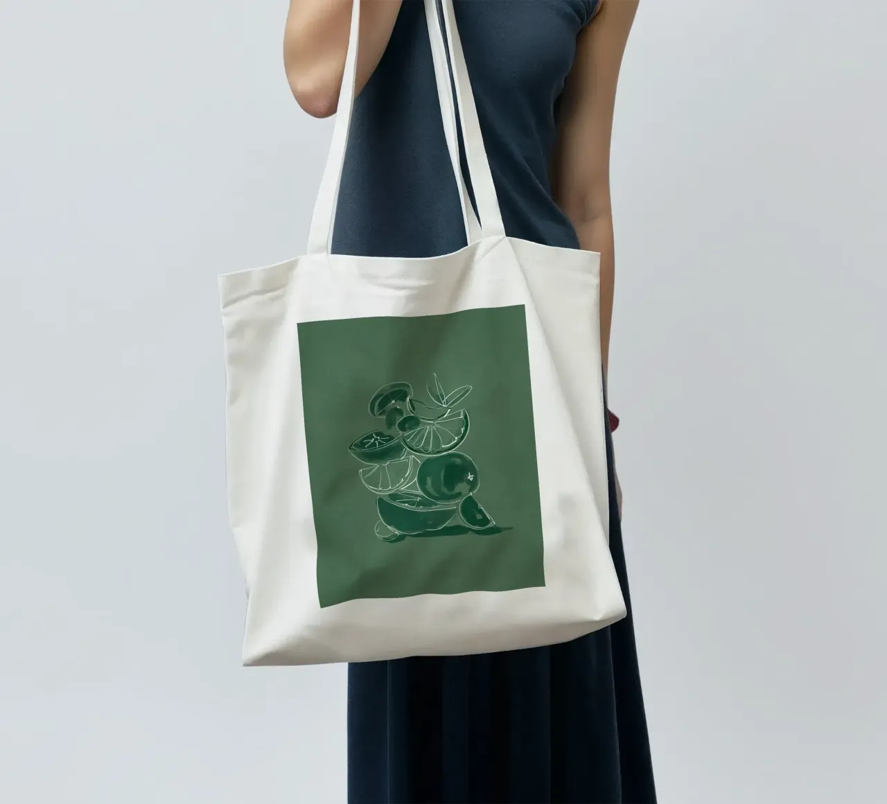 Frutta 5 scala borsa in juta da LeaDArt