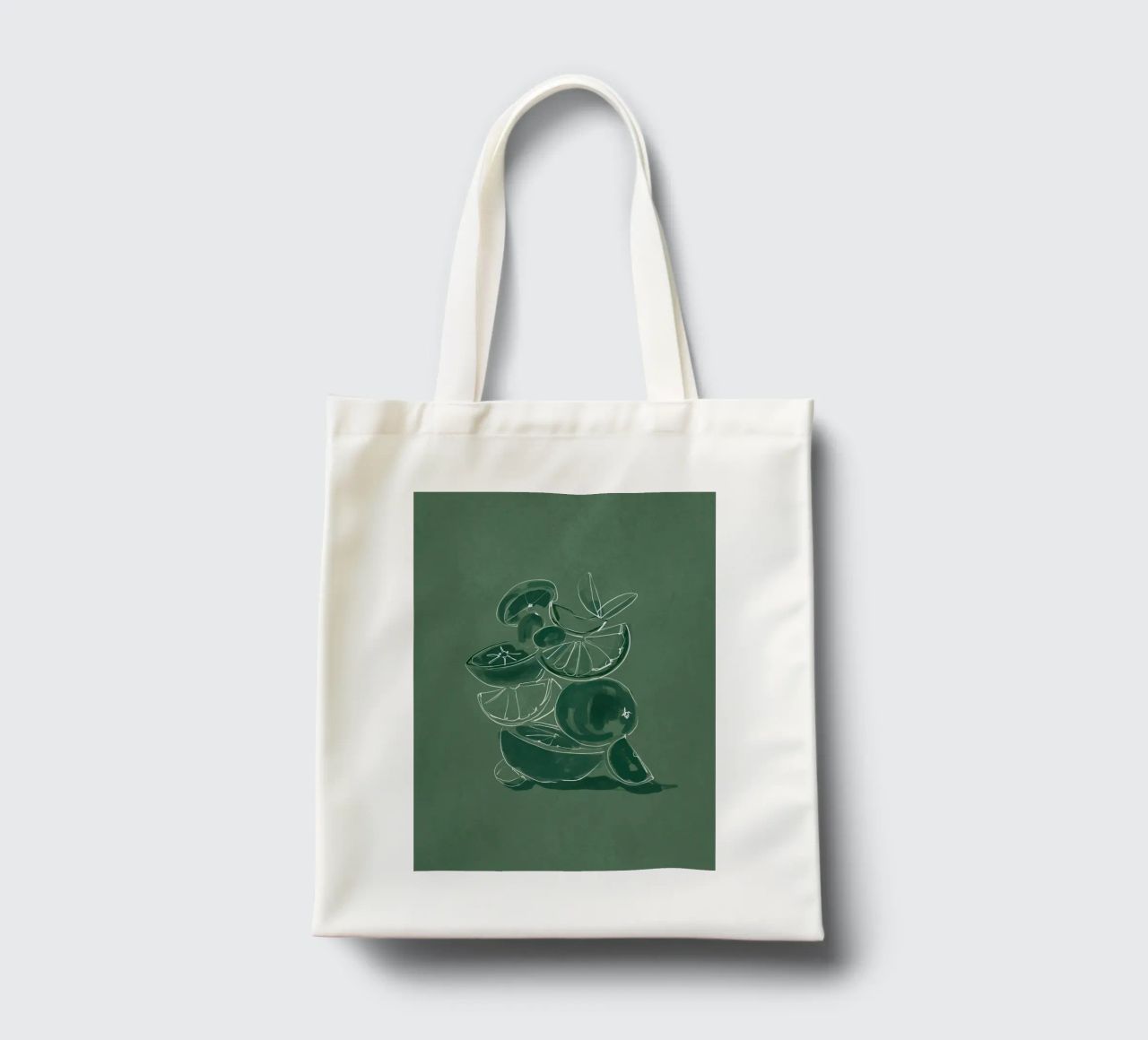 Frutta 5 scala borsa in juta da LeaDArt