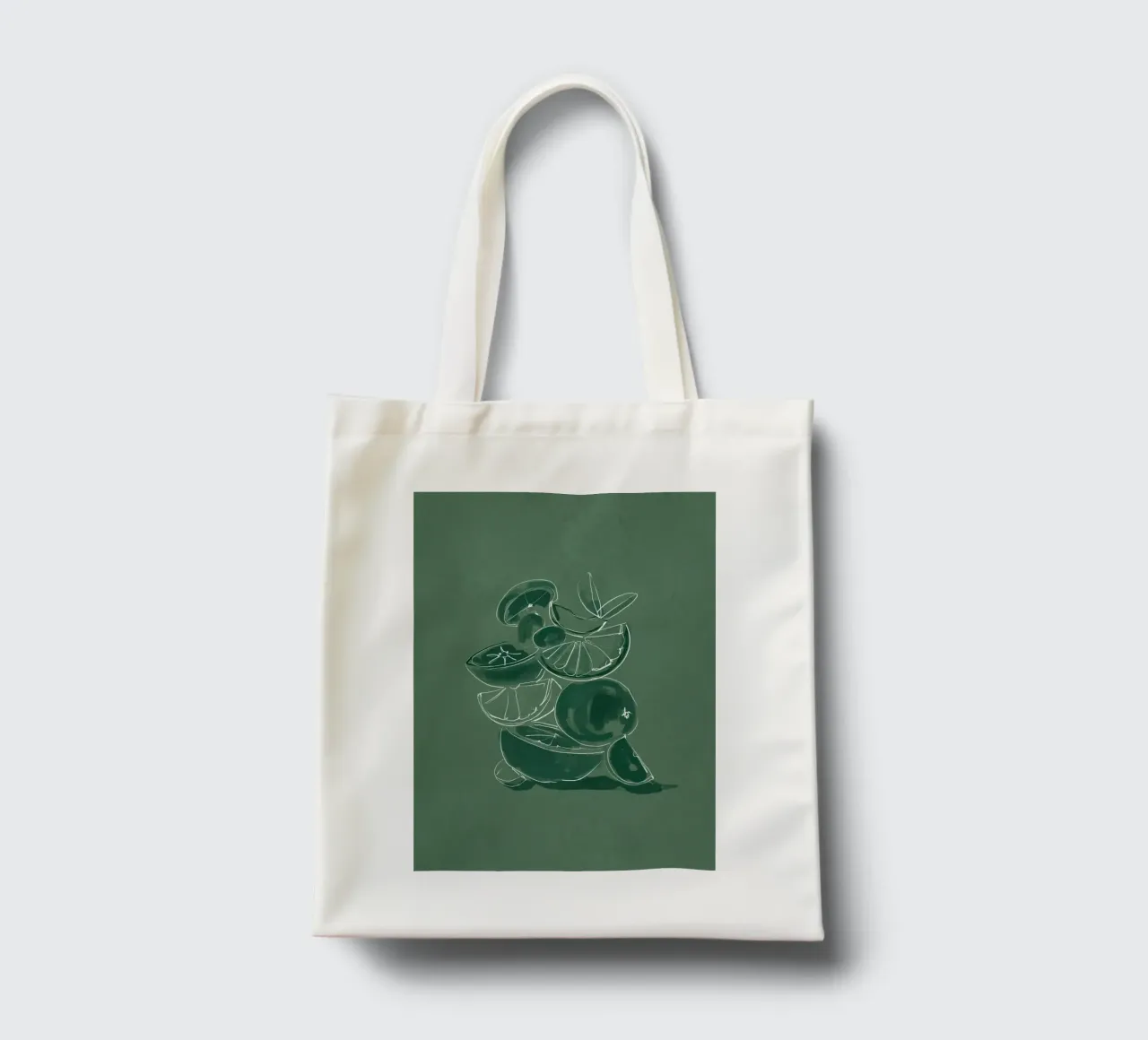 Frutta 5 scala borsa in juta da LeaDArt