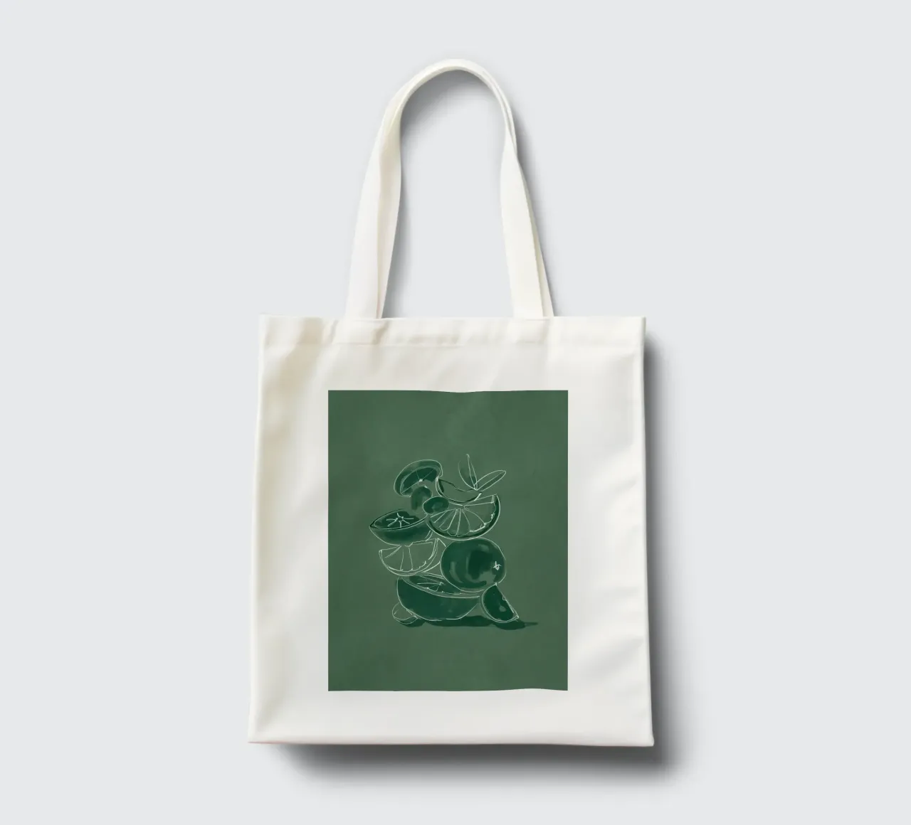 Frutta 5 scala borsa in juta da LeaDArt