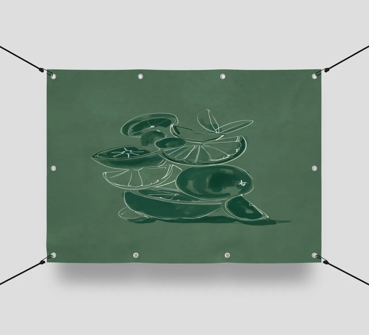 Frutta 5 scala telo in pvc da LeaDArt