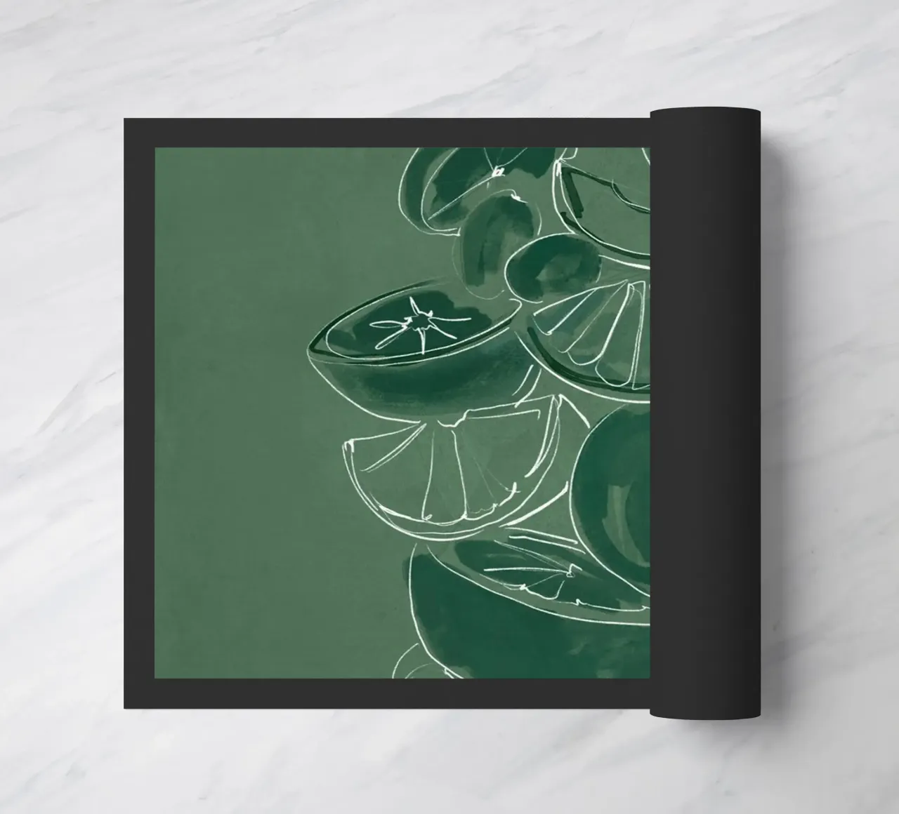 Waage Fruit 5 Fußmatte von LeaDArt