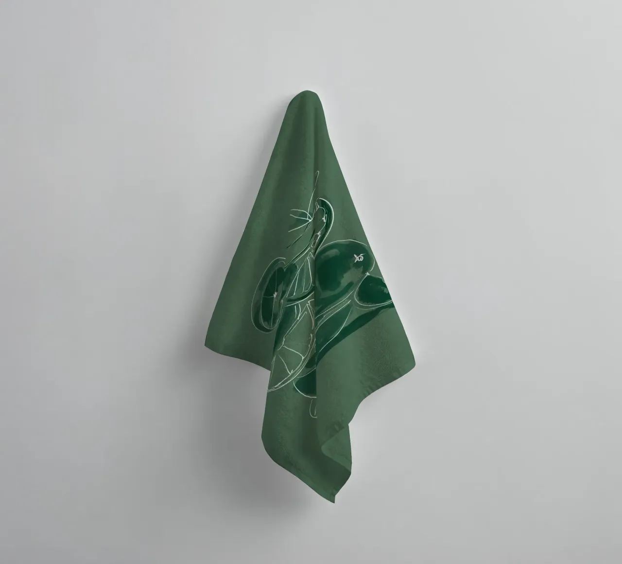 Fruitschaal 5 badhanddoek van LeaDArt
