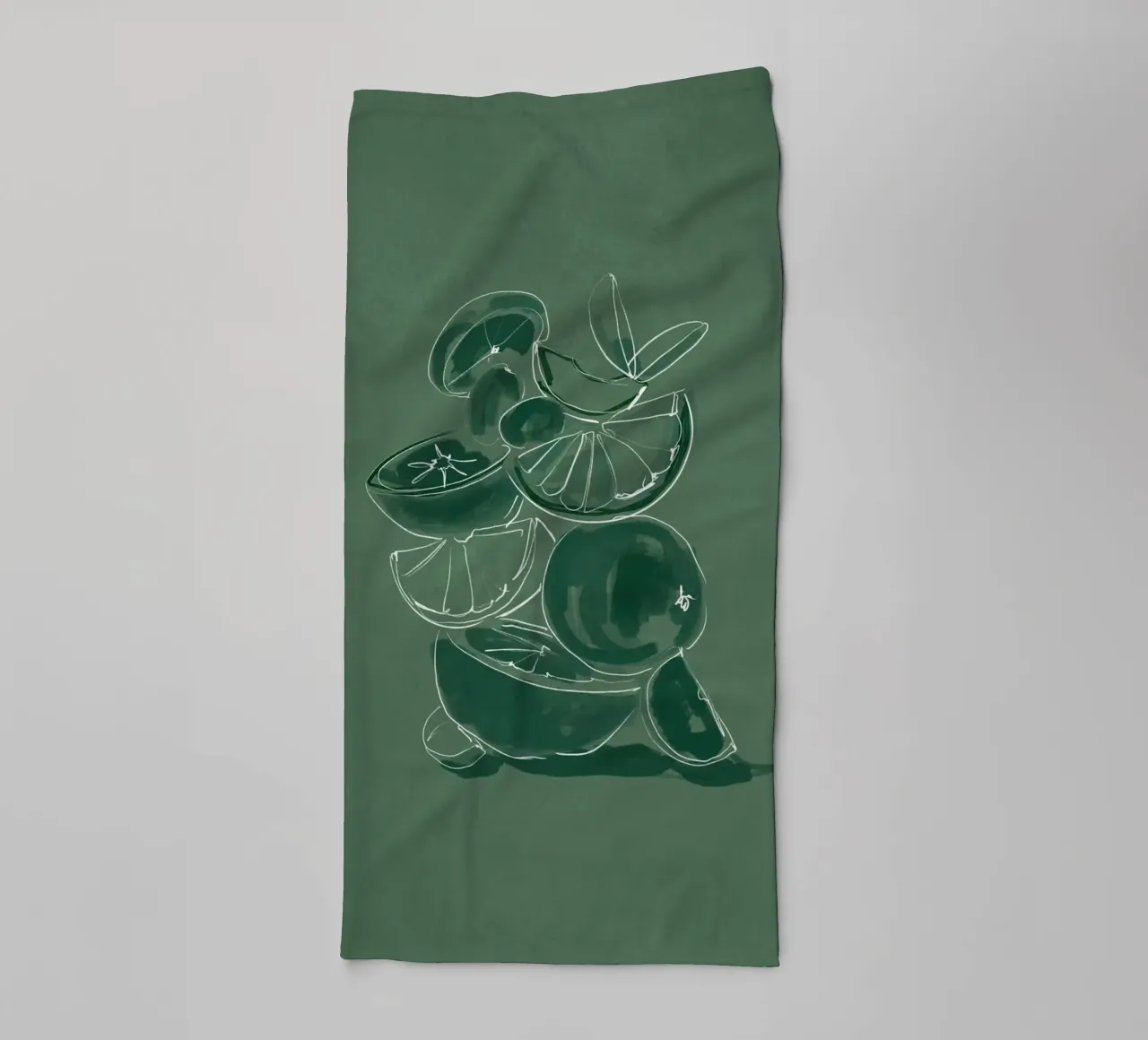 Frutta 5 scala asciugamano da bagno da LeaDArt