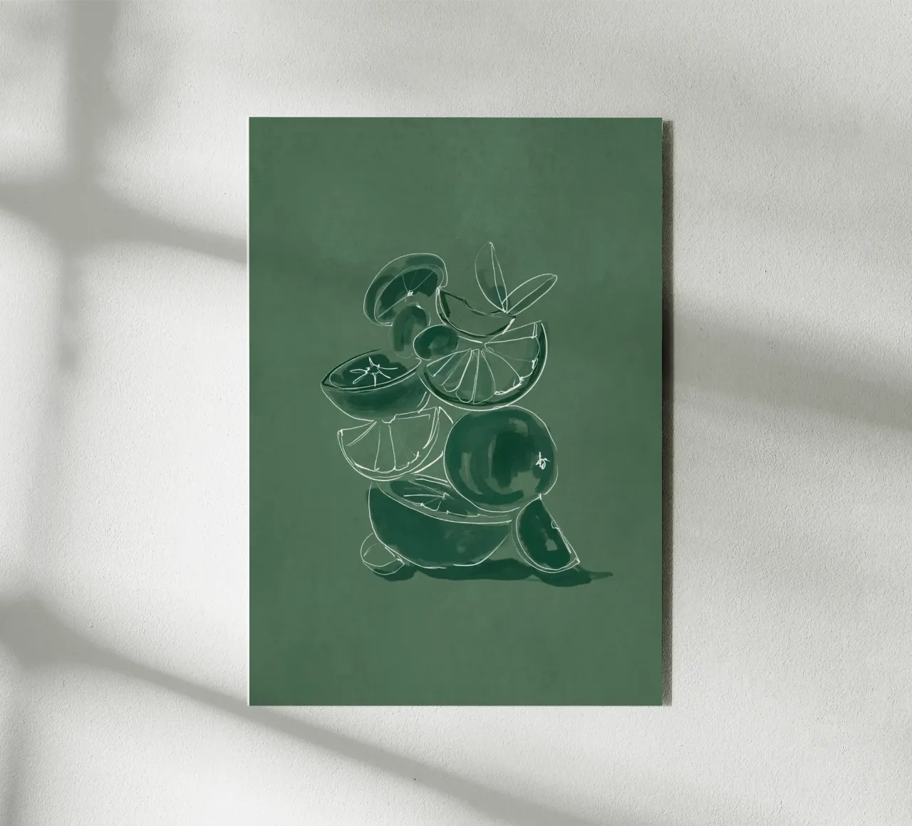 Frutta 5 scala alluminio dibond da LeaDArt