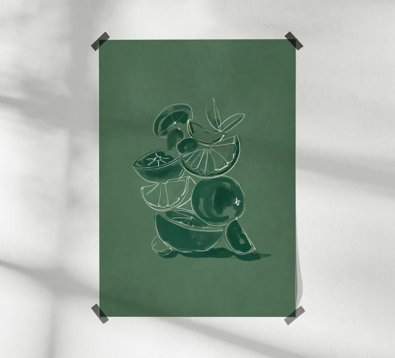 Frutta 5 scala carta hahnemühle da LeaDArt