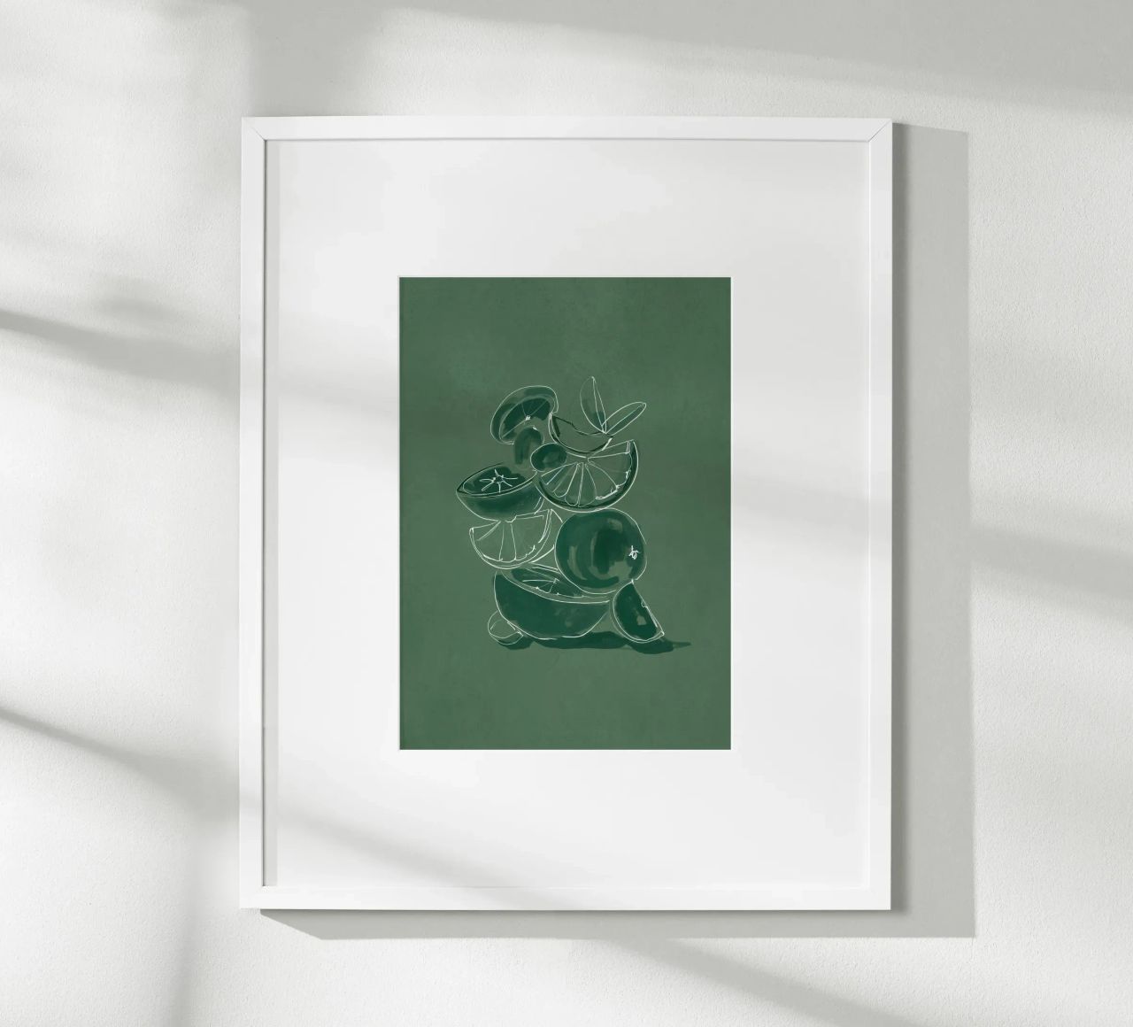 Frutta 5 scala poster da LeaDArt