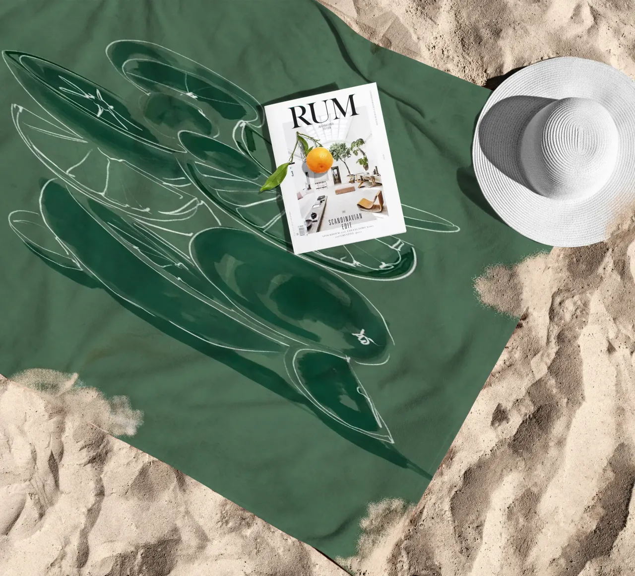 Frutta 5 scala telo mare da LeaDArt