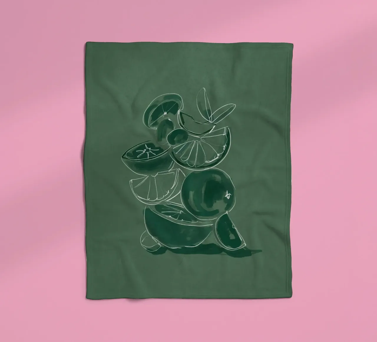 Frutta 5 scala coperta in pile da LeaDArt