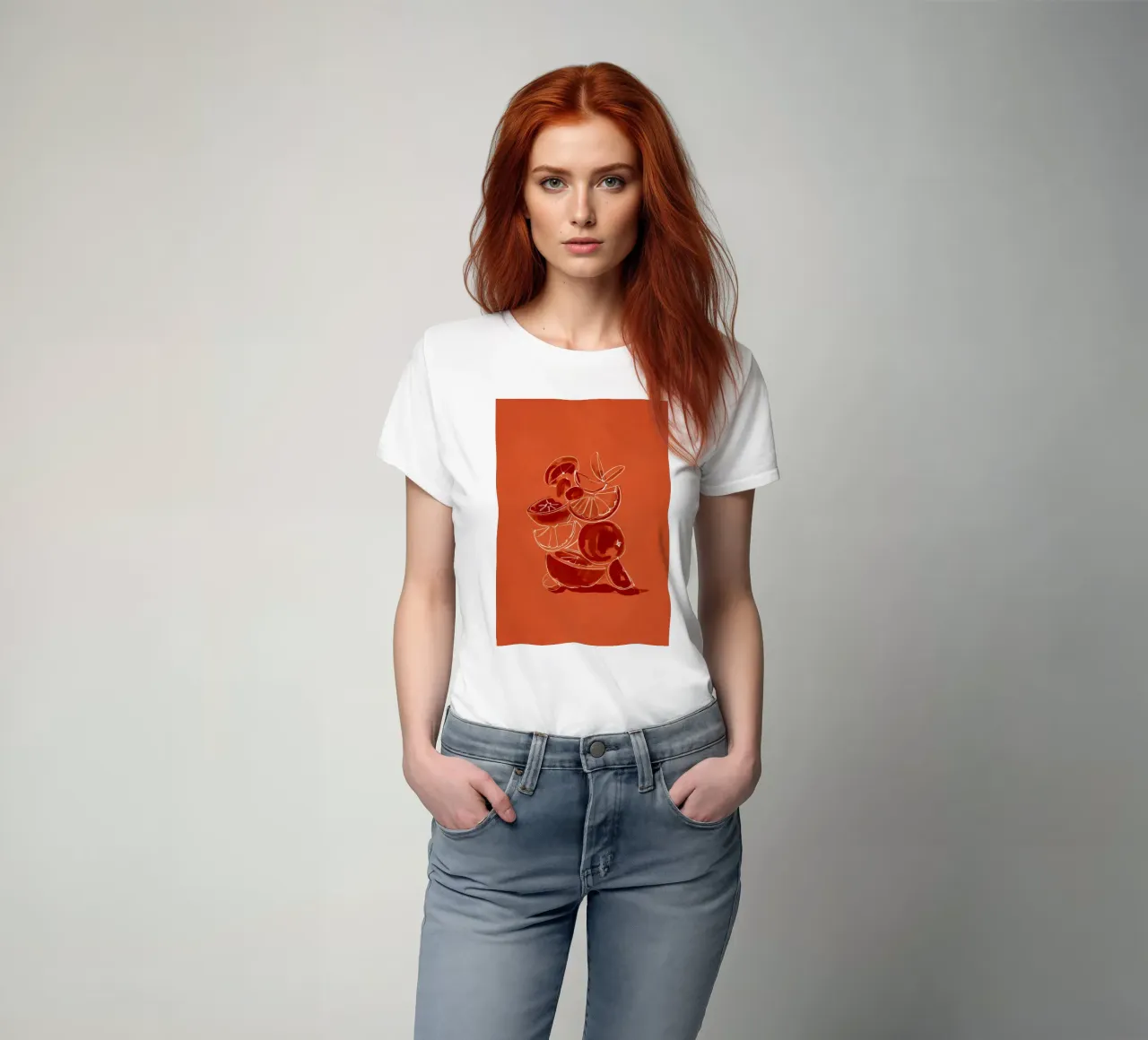 Frutta 6 scala t-shirt da LeaDArt