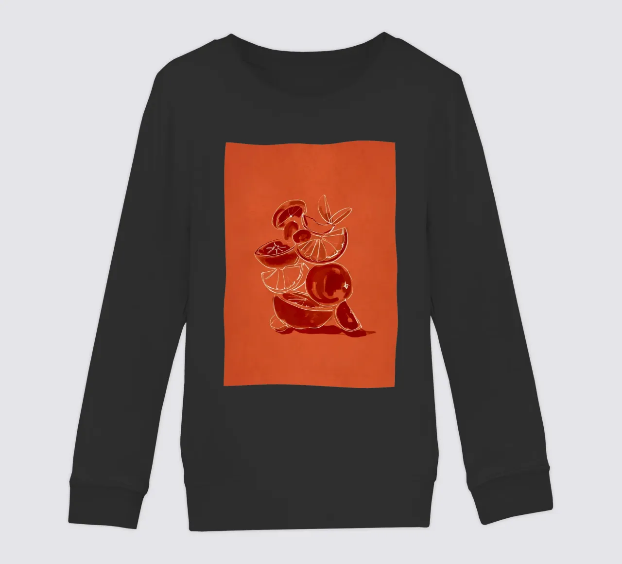 Frutta 6 scala felpa bambino da LeaDArt