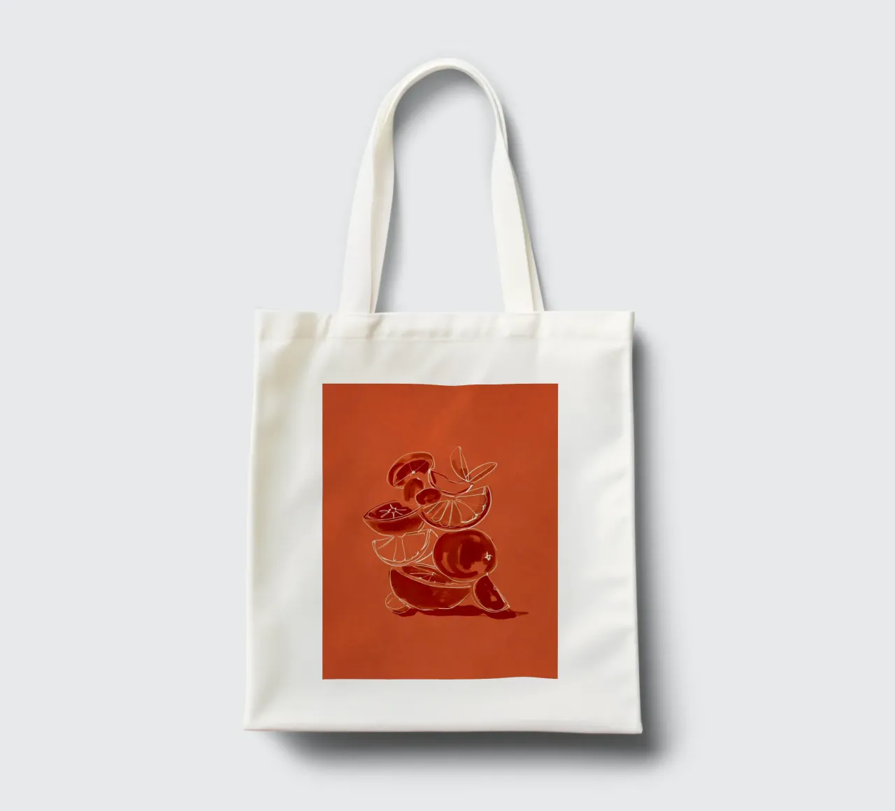 Frutta 6 scala borsa in juta da LeaDArt