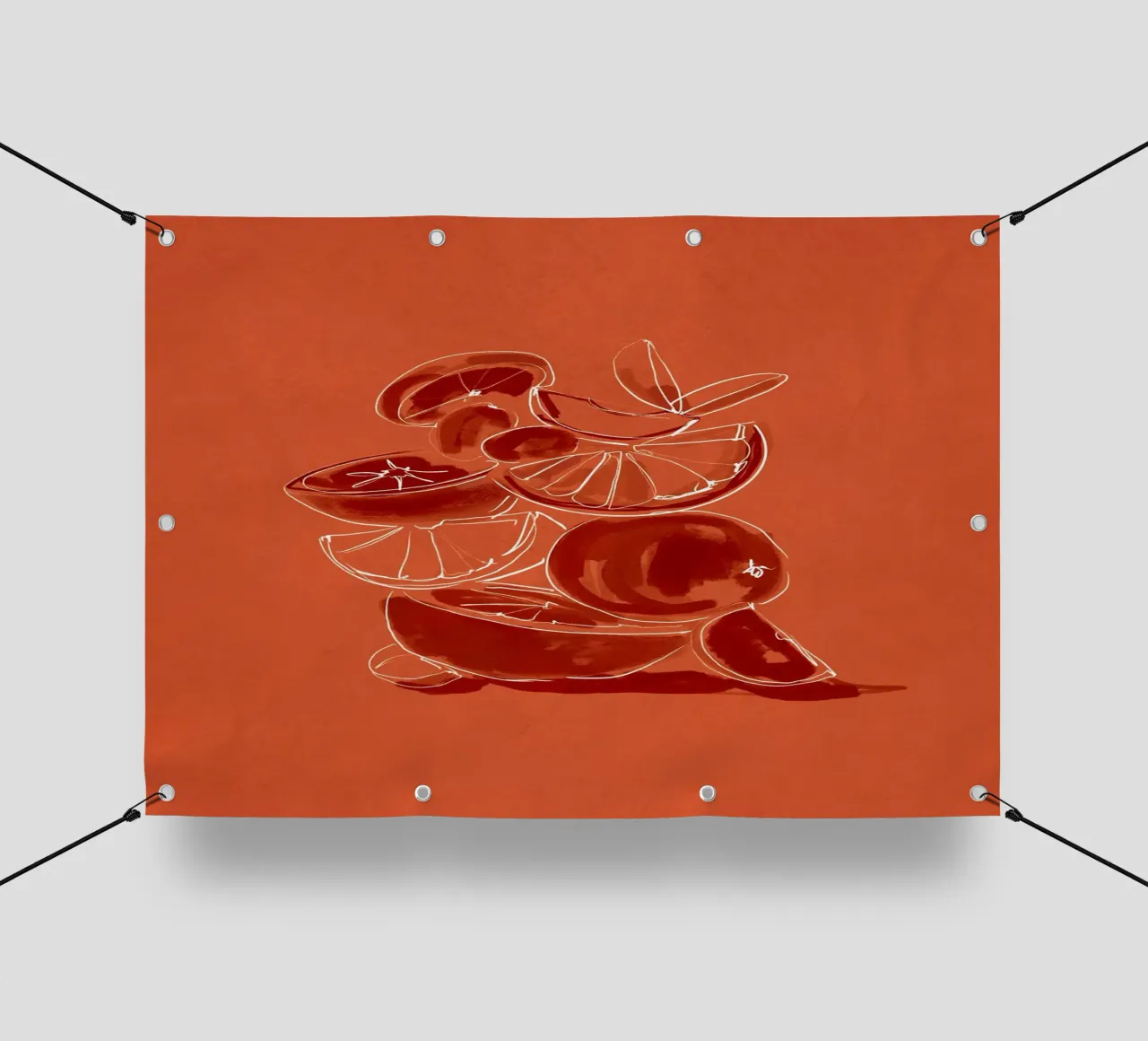 Frutta 6 scala telo in pvc da LeaDArt