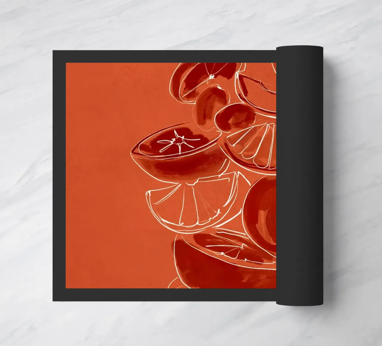 Waage Fruit 6 Fußmatte von LeaDArt
