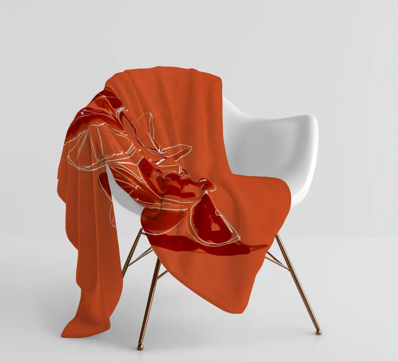 Waage Fruit 6 Fleecedecke von LeaDArt