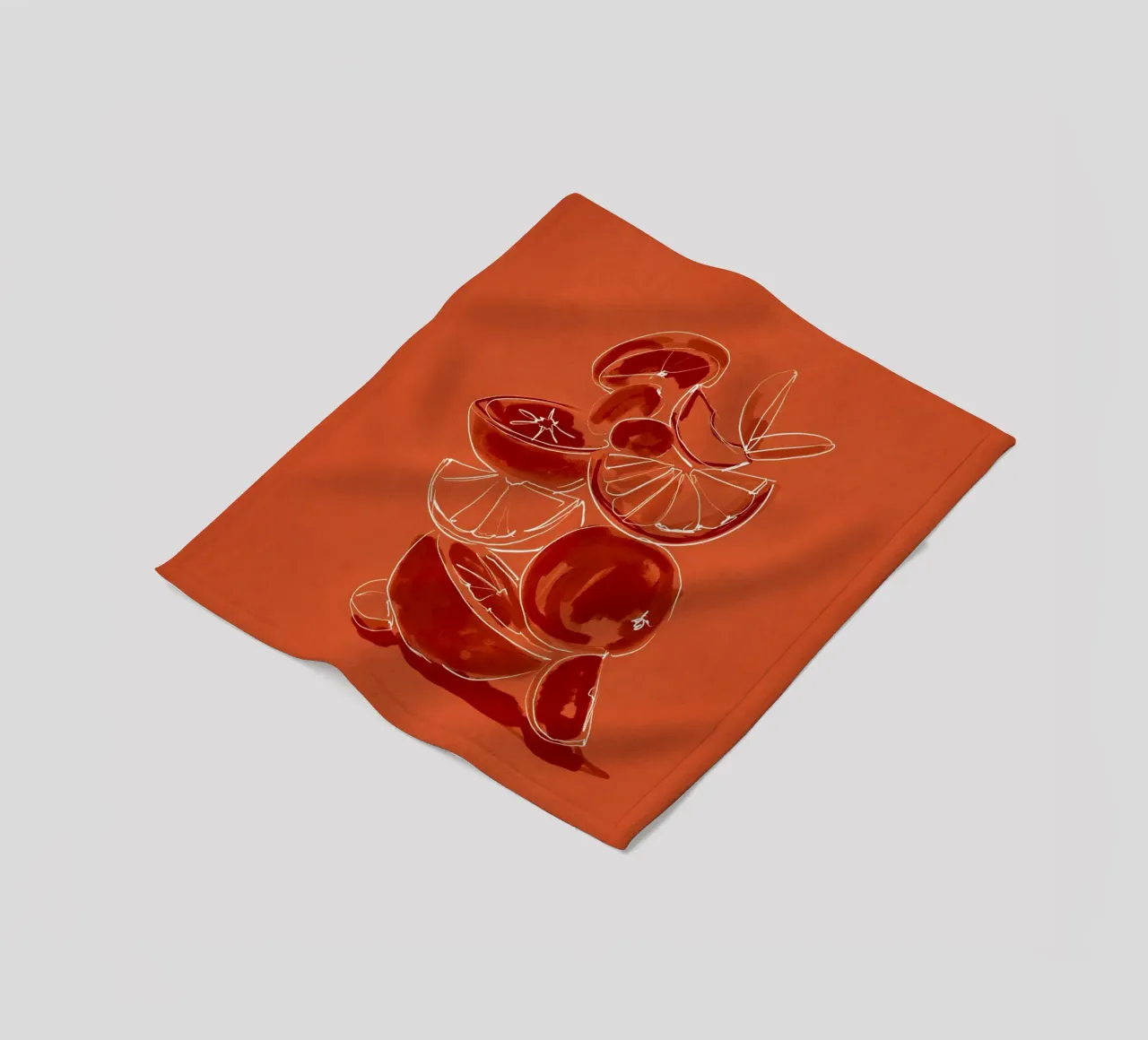 Frutta 6 scala coperta in pile da LeaDArt