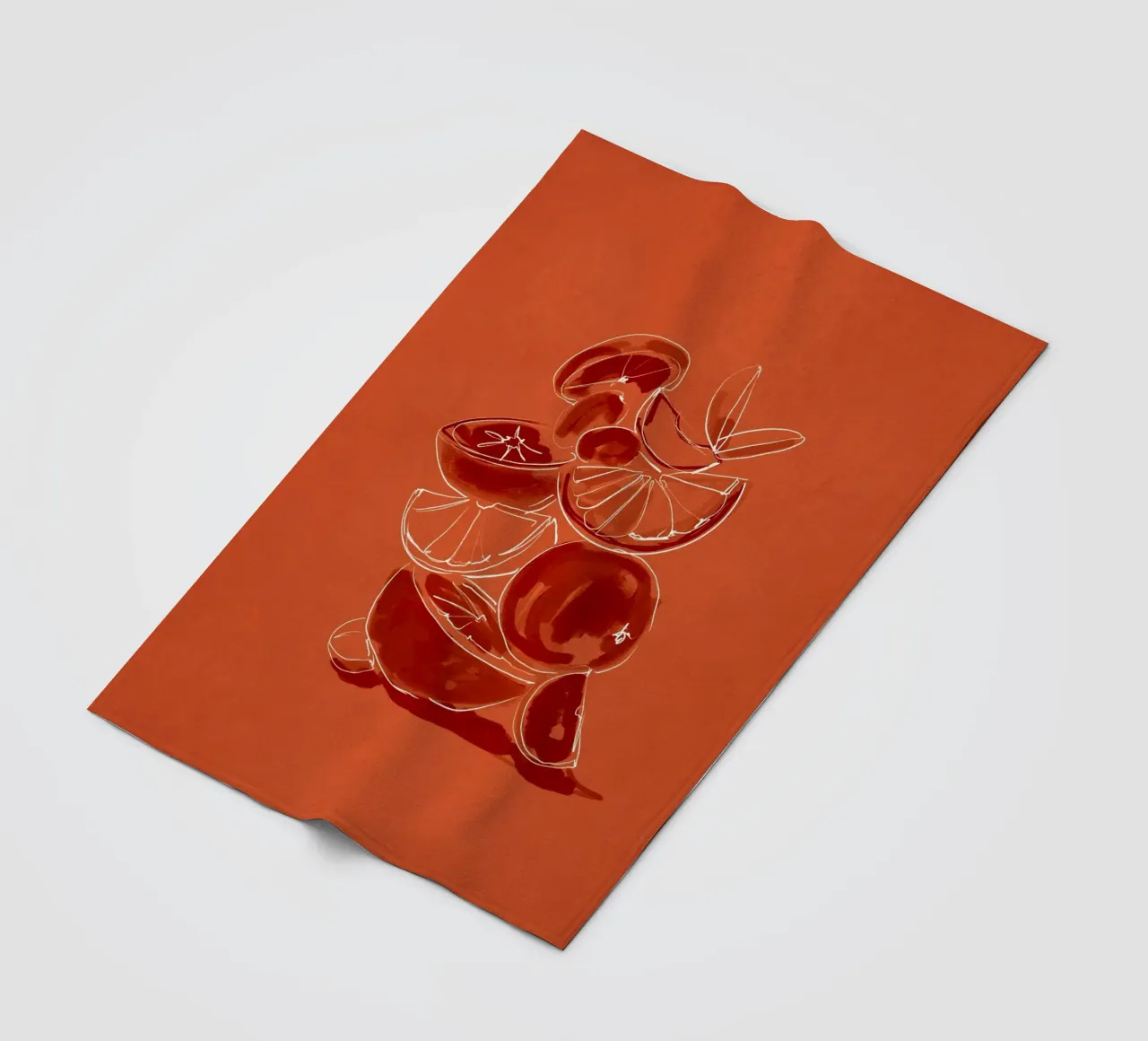 Frutta 6 scala coperta in pile da LeaDArt