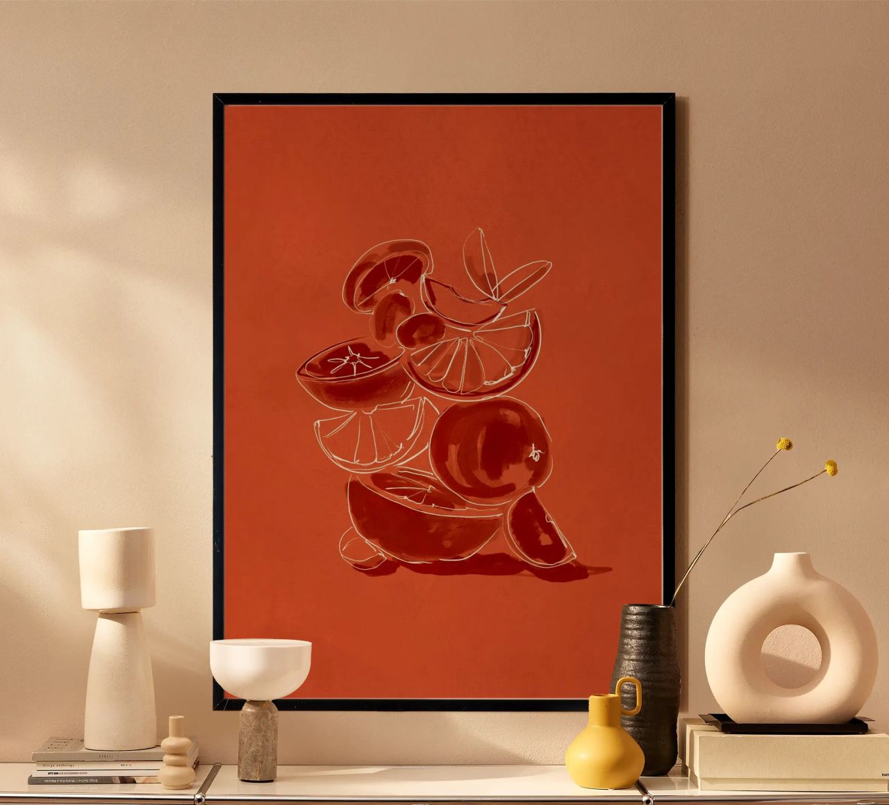 Frutta 6 scala poster da LeaDArt