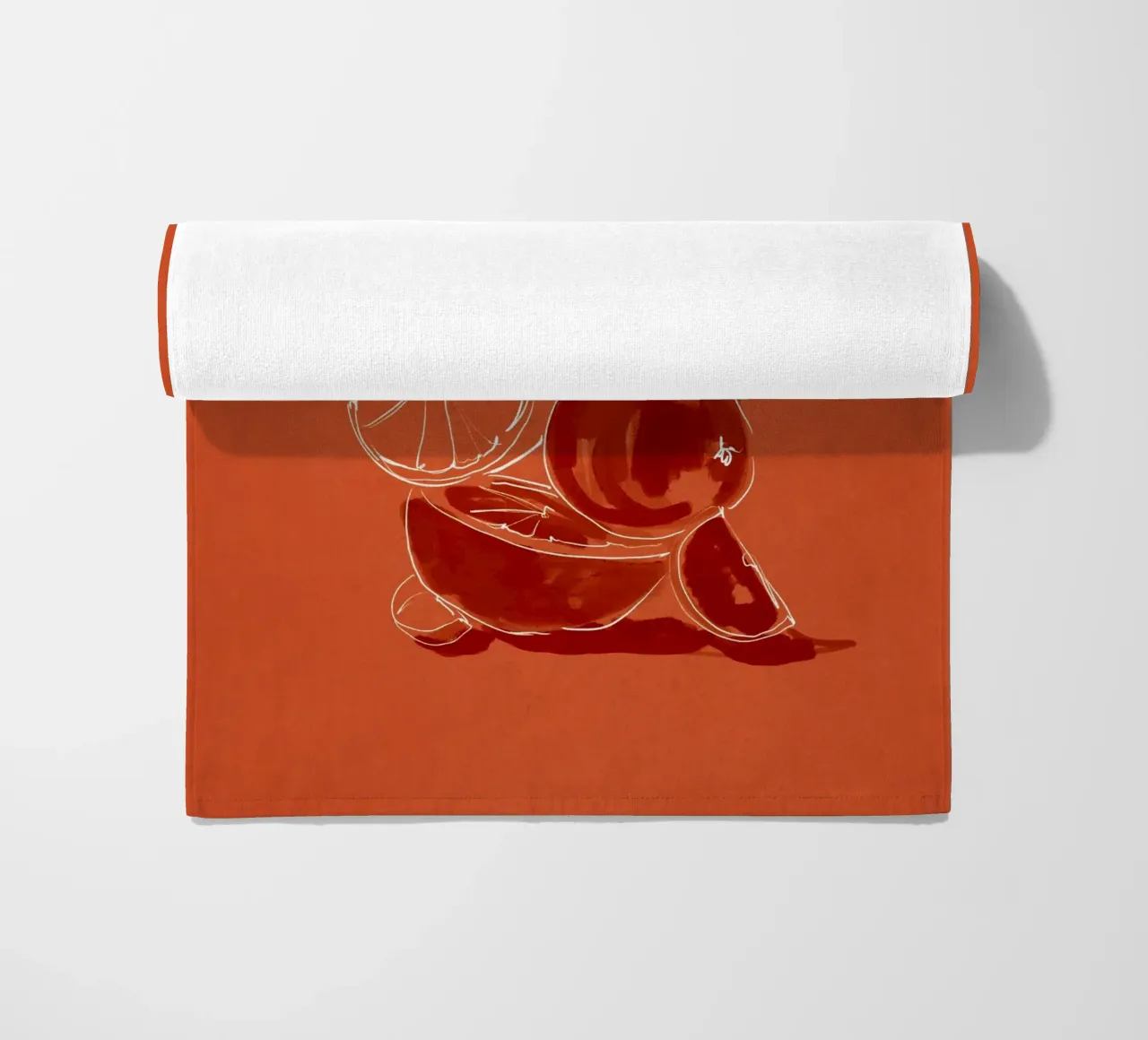 Fruit 6 scale beach towel by LeaDArt