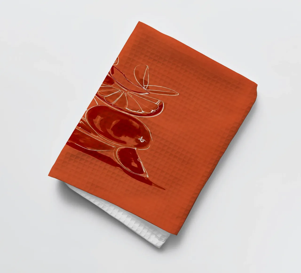 Frutta 6 scala canovaccio da cucina da LeaDArt