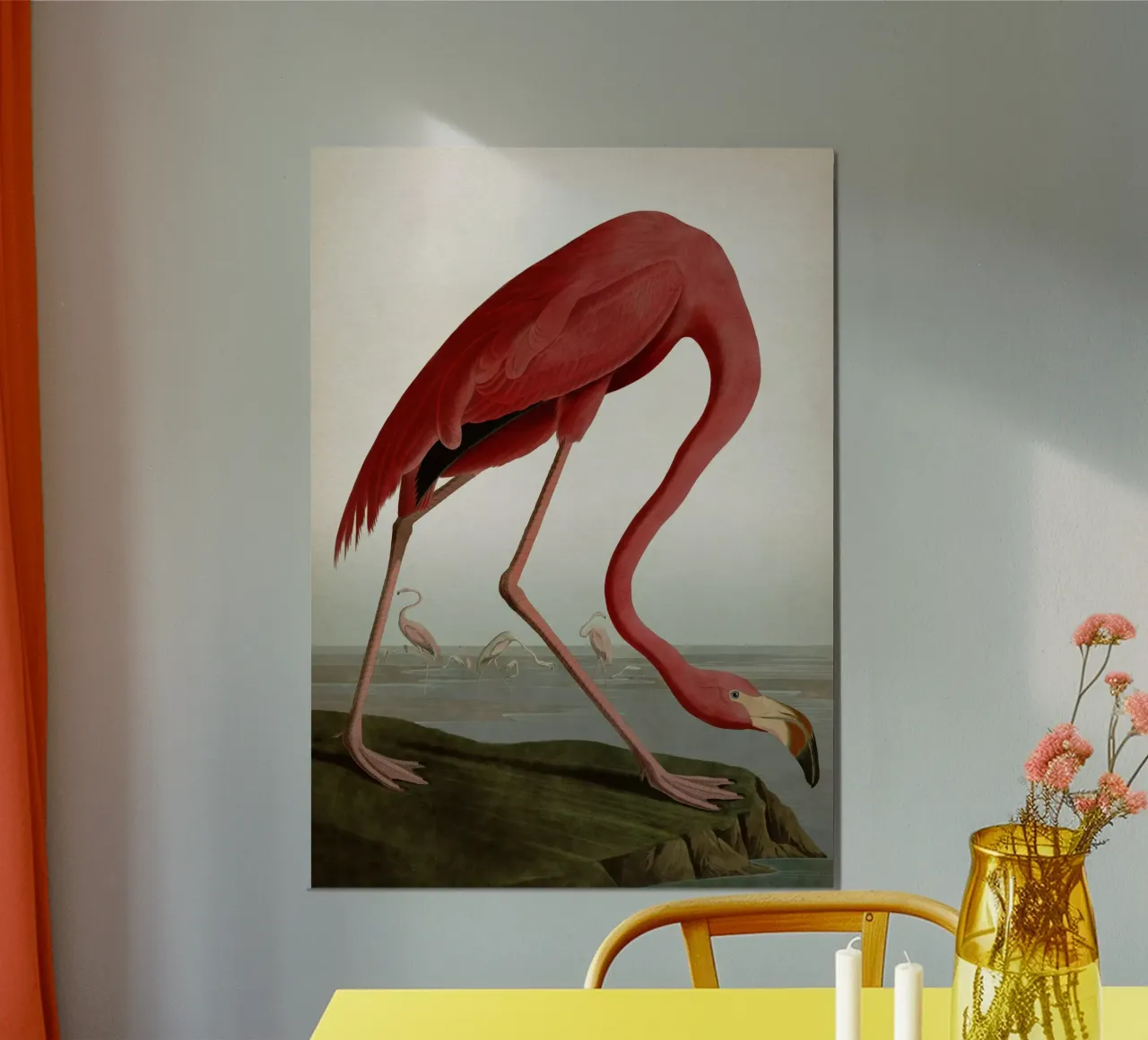 Vintage Audubon 1 American Flamingo hahnemühle de Vintage Print Collection