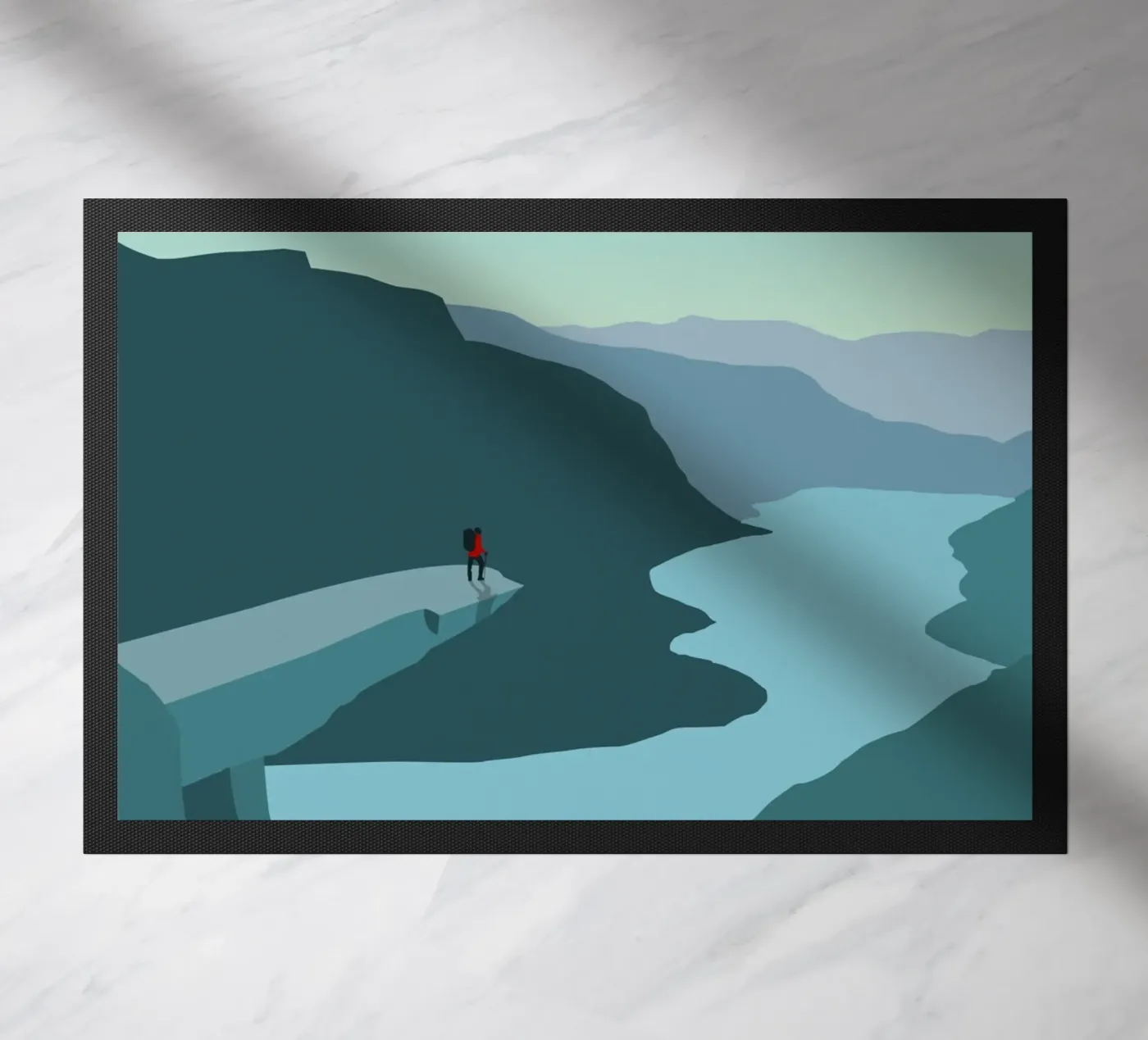 Norway - Trolltunga zerbino da minimalist designs