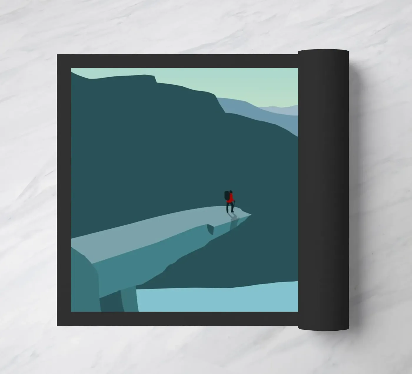 Norway - Trolltunga zerbino da minimalist designs