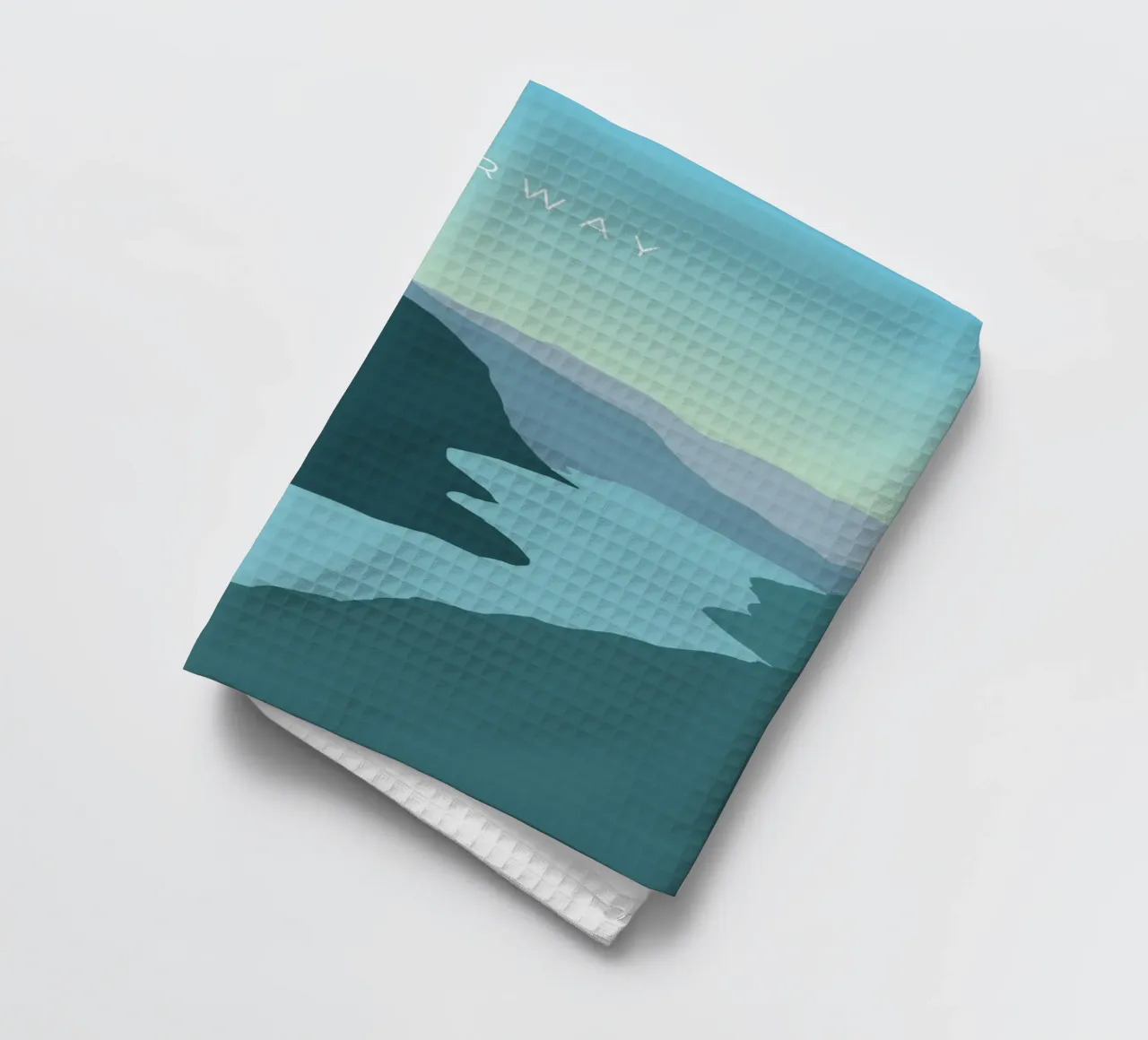 Norway - Trolltunga paño de cocina de minimalist designs