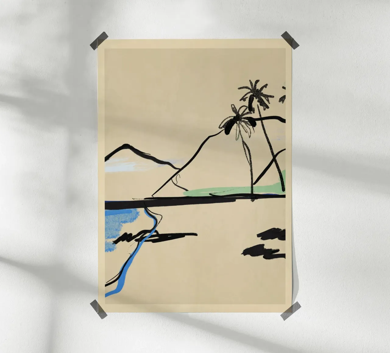 Paisaje Sketch art 3 poster de LeaDArt