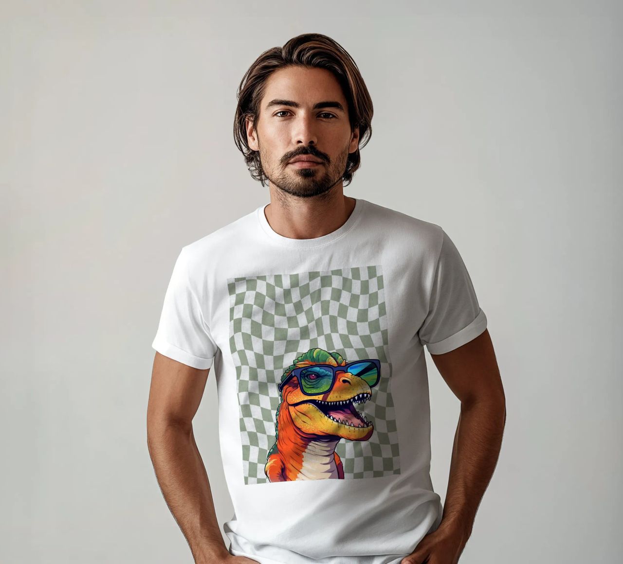 T-Rex Swagger t-shirt da Doodle Dreams Art