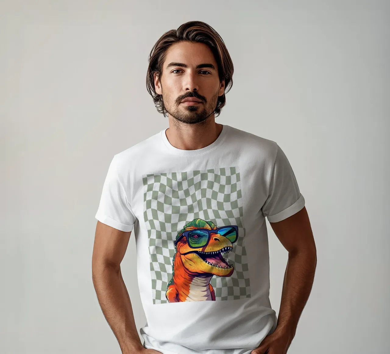 T-Rex Swagger t-shirt da Doodle Dreams Art